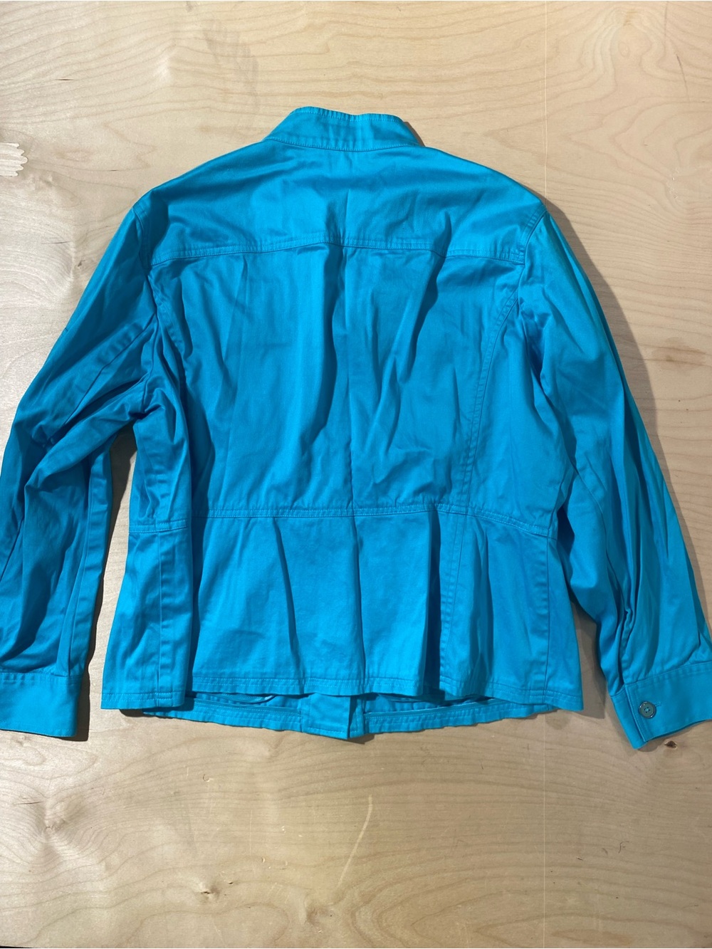 Jones New York Bright Turquoise Utility Jacket 1X (SO) - Picture 10 of 10